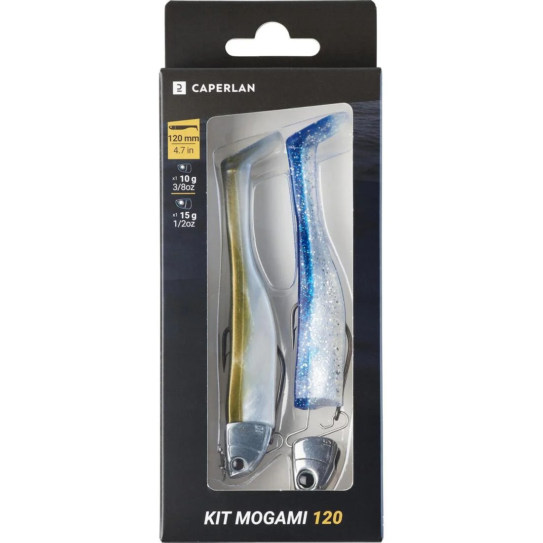 LEURRE SOUPLE SHAD WXM KIT MOGAMI 120 10/15GR NATUREL – Image 3